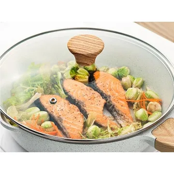 SENSARTE 12-Inch Nonstick Ceramic Saute Pan for Healthy Cooking