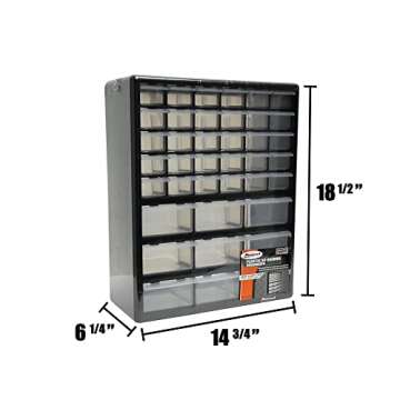 Homak 39 Drawer Organizer for Tools and Crafts