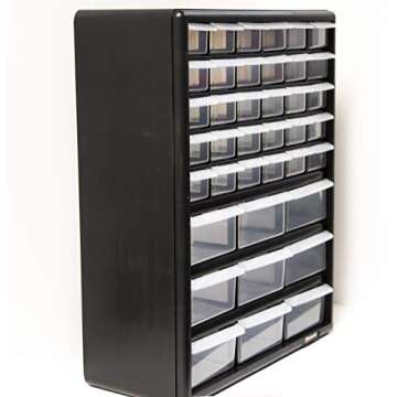Homak 39 Drawer Organizer for Tools and Crafts