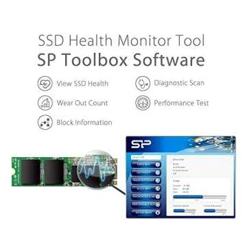 Silicon Power 1TB A55 M.2 SATA SSD | Fast Internal Storage