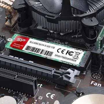 Silicon Power 1TB A55 M.2 SATA SSD | Fast Internal Storage