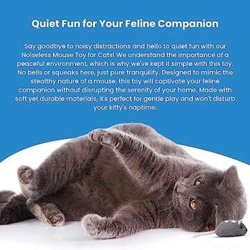 Feltcave Wool Cat Mouse Toys - Handmade 4-Pack