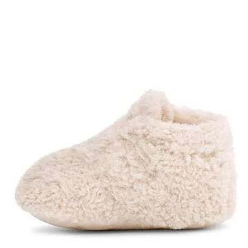 UGG Unisex-Baby Bixbee Boot, Natural Curly Faux Fur, 02/03