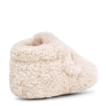 UGG Unisex-Baby Bixbee Boot, Natural Curly Faux Fur, 02/03