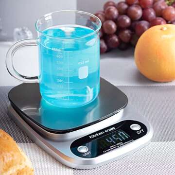 Caffeine Beaker Mug - Science Lovers 16 oz Glass Coffee Mug