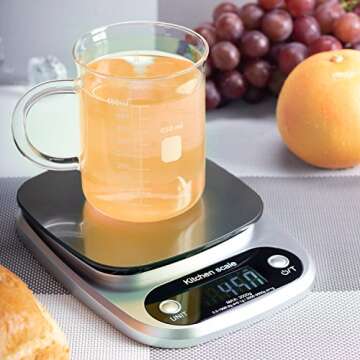 Caffeine Beaker Mug - Science Lovers 16 oz Glass Coffee Mug