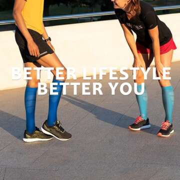 Stylish fenglaoda Compression Socks for All-Day Comfort