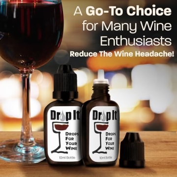 Drop It Wine Drops 2 Pack Reduces Allergies & Sulfites