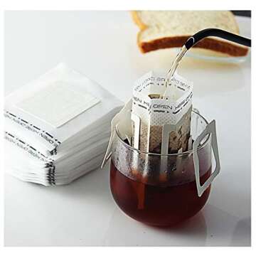 Ayevision Disposable Coffee Filter Bags for Easy Brewing