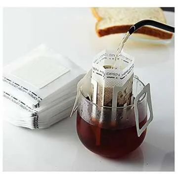 Ayevision Disposable Coffee Filter Bags for Easy Brewing