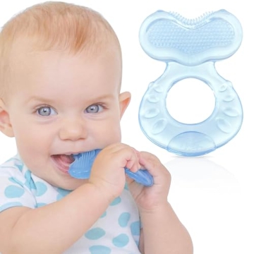 Nuby Teethe-eez Silicone Teether with Case for Infants