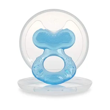 Nuby Teethe-eez Silicone Teether with Case for Infants