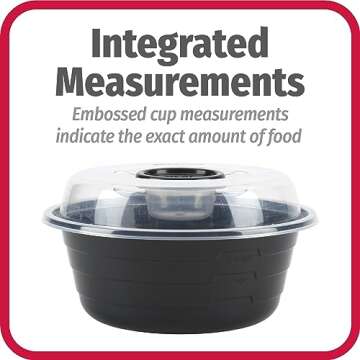 GoodCook Meal Prep Bowl Set - Microwave & Dishwasher Safe Containers