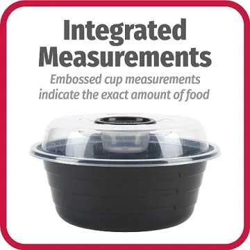 GoodCook Meal Prep Bowl Set - Microwave & Dishwasher Safe Containers