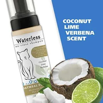Wahl USA Cat Waterless Shampoo for Soothing Damaged Skin, Refreshing, Cleaning, and Removing Odors Between Baths - 7.1 Oz - Model 820015-500