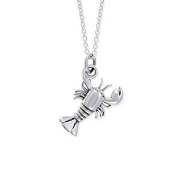 Boma Jewelry Crawfish Lobster Necklace in Sterling Silver