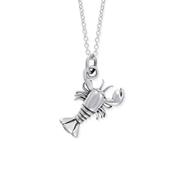 Boma Jewelry Crawfish Lobster Necklace in Sterling Silver