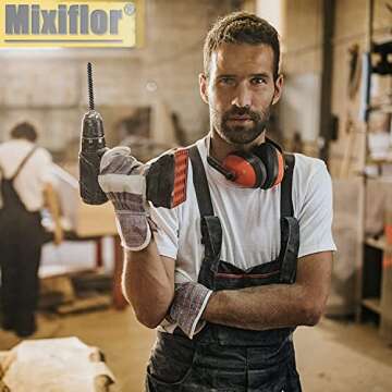 18 Pcs Bore Brush Drill Set, Mixiflor Twisted Stainless Steel Brass Nylon Bore Brush for Cleaning Rust, 1/4 Inch Hex Shank, with Handle, Extension Bar, Tool Bag