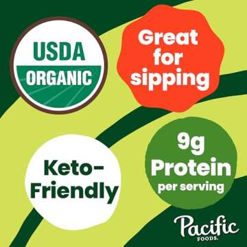 Pacific Foods Organic Unsalted Chicken Bone Broth, 32 oz Carton