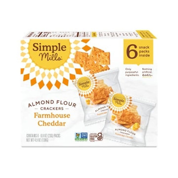 Gluten-Free Almond Flour Crackers by Simple Mills | Healthy Snack