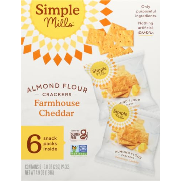 Simple Mills Gluten-Free Almond Flour Crackers Healthy Snack