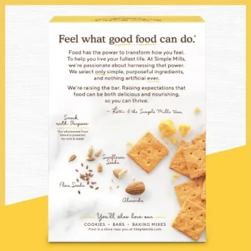 Simple Mills Gluten-Free Almond Flour Crackers Healthy Snack