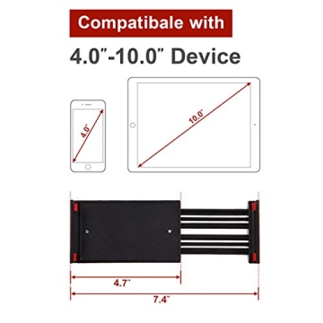 Kaforise Adjustable Cell Phone Tripod - Universal Smartphone Holder