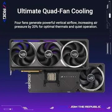 ASUS ROG Astral GeForce RTX™ 5090 OC Edition Gaming Graphics Card (PCIe® 5.0, 32GB GDDR7, HDMI®/...