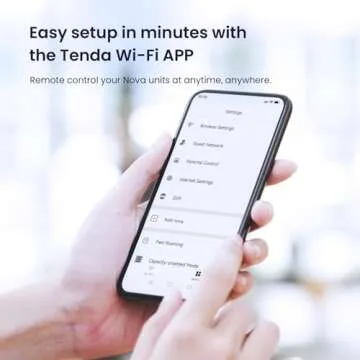 Tenda Nova Mesh WiFi System MW6 - Covers up to 6000 sq.ft - AC1200 Whole Home WiFi Mesh System - Gigabit Dual-Band Mesh Network for 90 Devices - Replaces Wireless Router and WiFi Extender - 3-Pack