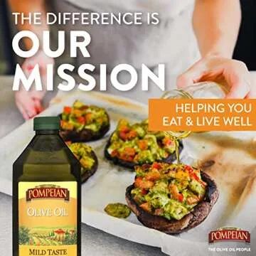 Pompeian Mild Taste Olive Oil for Versatile Cooking