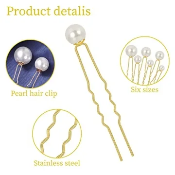 BESARME Pearl Hair Pins - Elegant 36 Pcs Set
