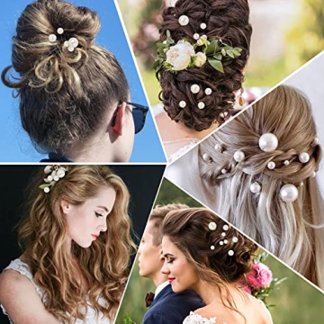 BESARME Pearl Hair Pins - Elegant 36 Pcs Set