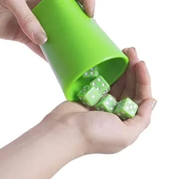 Brybelly Farkle: The Family Dice Game | Fun Dice Game for Game Nights | 1 Cup & Dice | 1 Player Game Only