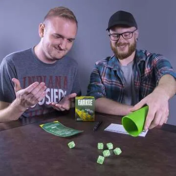 Brybelly Farkle: The Family Dice Game | Fun Dice Game for Game Nights | 1 Cup & Dice | 1 Player Game Only