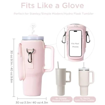 Dabria Water Bottle Carrier Bag for Stanley Tumbler