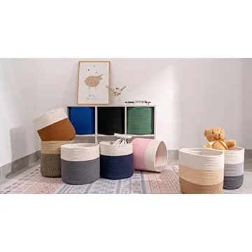 Voten Storage Baskets Organizers 3Pack 11x11x11 for Cube Shelves