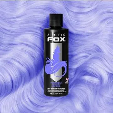 Vibrant Arctic Fox Semi-Permanent Hair Dye in Periwinkle