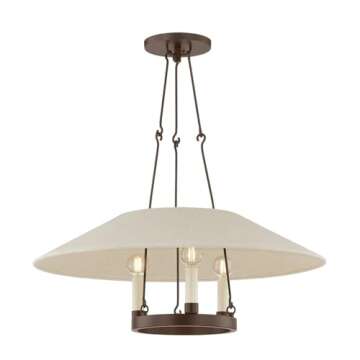 Troy Lighting Archive - 3 Light Chandelier-10 Inches Tall and 25 Inches Wide-Bronze Finish