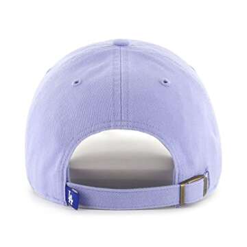47 Los Angeles Dodgers Hat - Adjustable Cap for All Occasions - Lavender Color