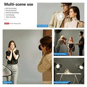 NEEWER 6x9 feet/1.8x2.8m Photo Studio 100% Pure Polyester Collapsible Backdrop Background for Photography, Video and Television (Backdrop ONLY) - Grey