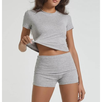 Chic Casual Two Piece Lounge Set for Women - ZFLM