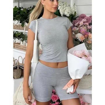 Chic Casual Two Piece Lounge Set for Women - ZFLM