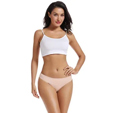 Voenxe Seamless Women Thongs Invisible Breathable Comfortable