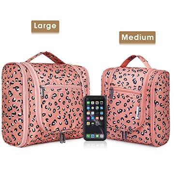 Hanging Toiletry Bag for Women Travel Makeup Bag Organizer Toiletries Bag for Cosmetics Essentials A...