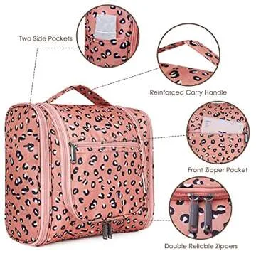 Stylish Large Hanging Toiletry Bag for Travel Essentials