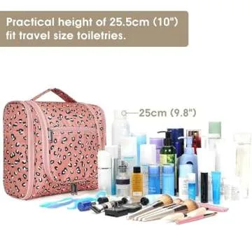Stylish Large Hanging Toiletry Bag for Travel Essentials