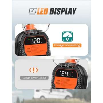 TOWTAMER RV Surge Protector 30 Amp with LED Display