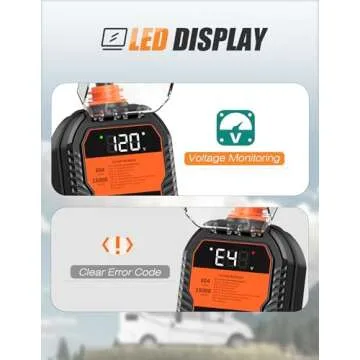 TOWTAMER RV Surge Protector 30 Amp with LED Display