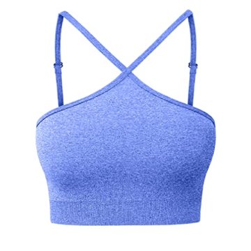 HYZ Seamless Workout Bra with Removable Padded Support