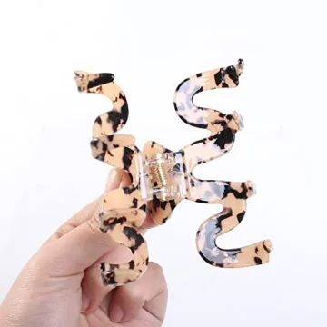 Jayongnee Iridescent Large Hair Clips - Stylish and Functional